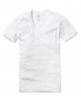CoolWear Supima Cotton white v-neck undershirt