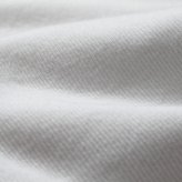 A luxurious 50/50 blend of Lenzing MicroModal & American grown Supima Cotton. 30-single 2x1 ribbed fabric. White