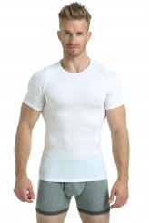 EVO TENCEL white crew neck lightweight undershirt. Made in USA