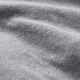 Retro Fit tri-blend heather grey deep v-neck undershirt. Lightweight, buttery-soft fabric made from a blend of cotton, polyester, and rayon.