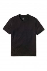 Black v-neck American Made TENCEL t-shirt for men.