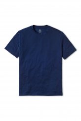 Navy blue crew neck American Made TENCEL t-shirt for men.